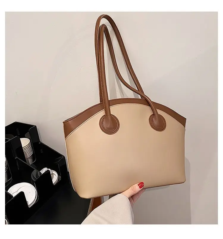 

Женская Ретро сумка большой вместимости, новинка 2023, универсальная модная сумка через плечо, сумка-тоут