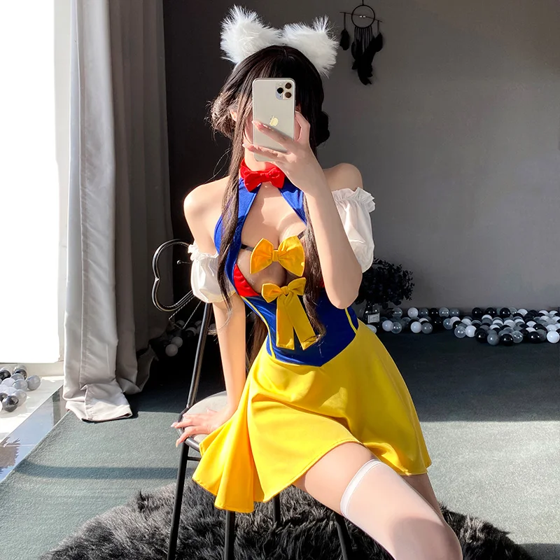 Women Cosplay Costume Sexy Princess Cosplay Costumes for Women Erotic Lingerie Dress Outfits Halloween Adult Clubwear Sex Game Porn Role Play Uniform
