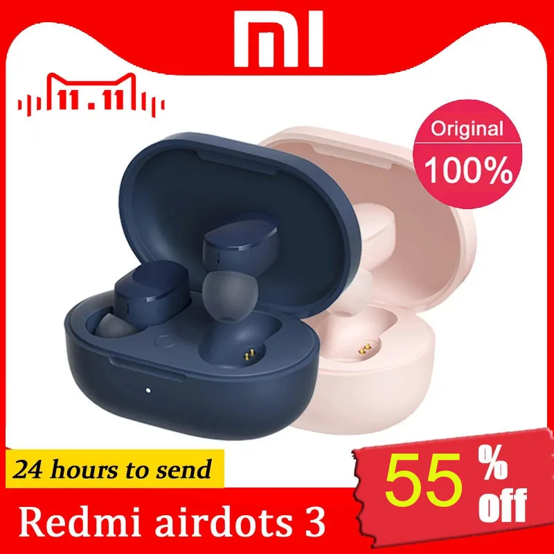 Новая bluetooth-гарнитура Xiaomi Redmi Airdots3 TWS беспроводные Bluetooth 5 2 наушники-вкладыши