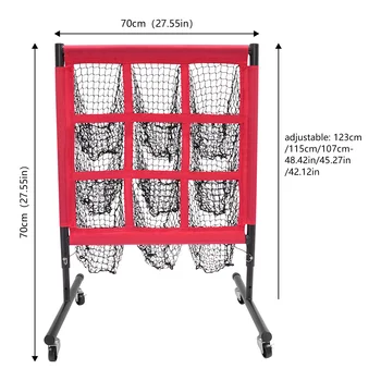 Multifunctional Adjustable Golf Practice Net Baseball Practice Net With 9 Holes 3