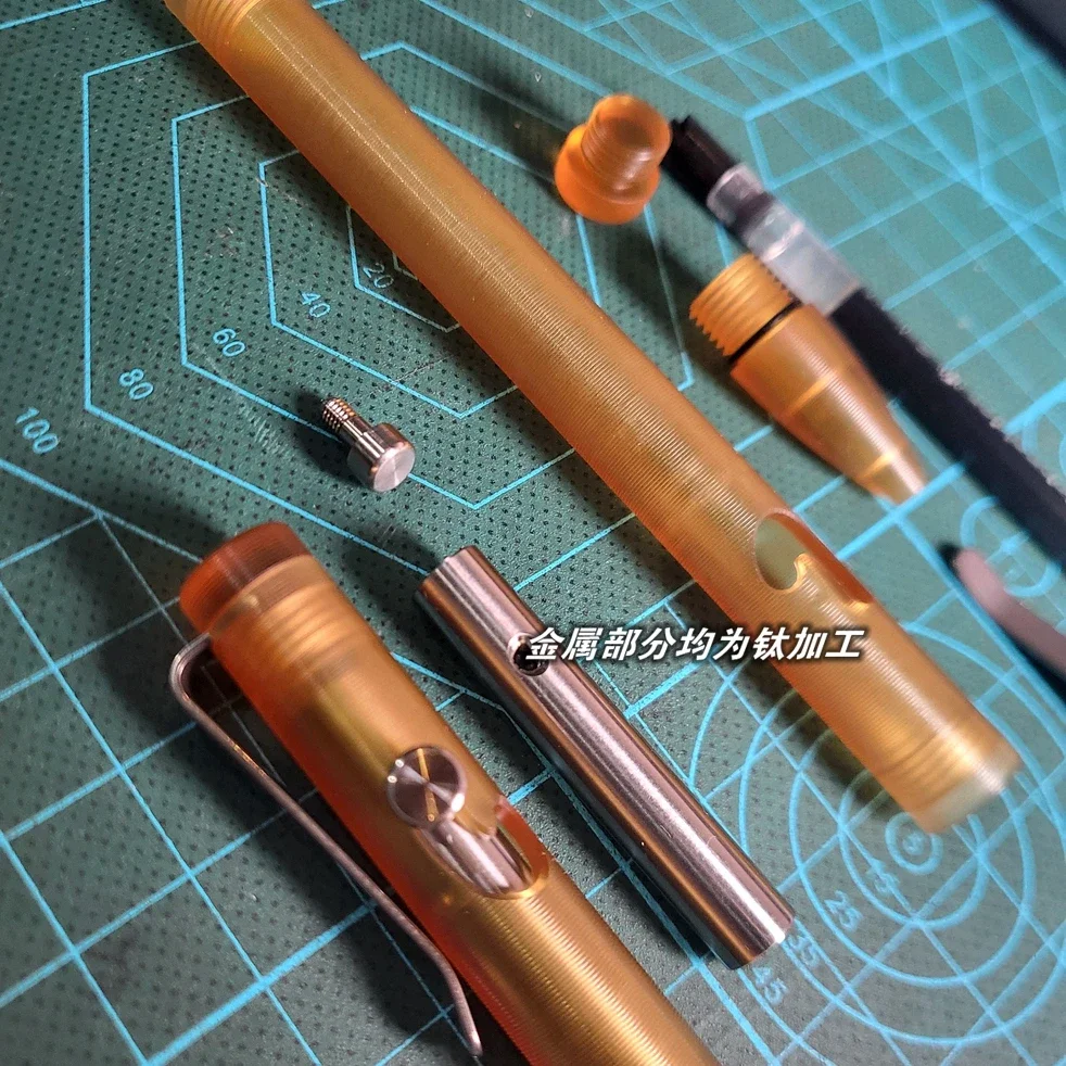 EDC Imported PEI and Titanium Alloy Signature Pen Writing Multi-functional Portable Outdoor Tools