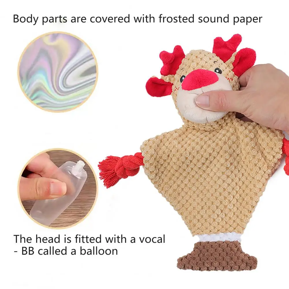 

Christmas Dog Toys Dog Toys Christmas Dog Toy Stress-relieving Squeak Toy for Cute Puppies Teeth-cleaning Gift Puzzle Pet Toy