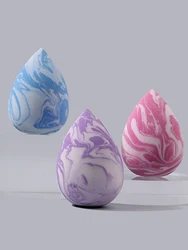 Marble - Textured Makeup Sponge Set - Soft Dual - Purpose Foundation and Concealer Applicators (Other)