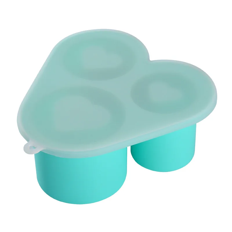 Stanley Accessories Summer Ice Mould Cube Trays Ice Making Beverage Cup Maker Heart-shaped Silicone Molds for Stanley Cup