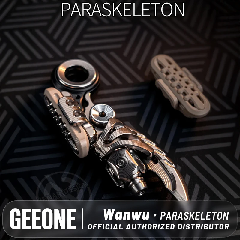 WANWU EDC 外骨格機械式磁気スライダーそわそわおもちゃ大人の感覚