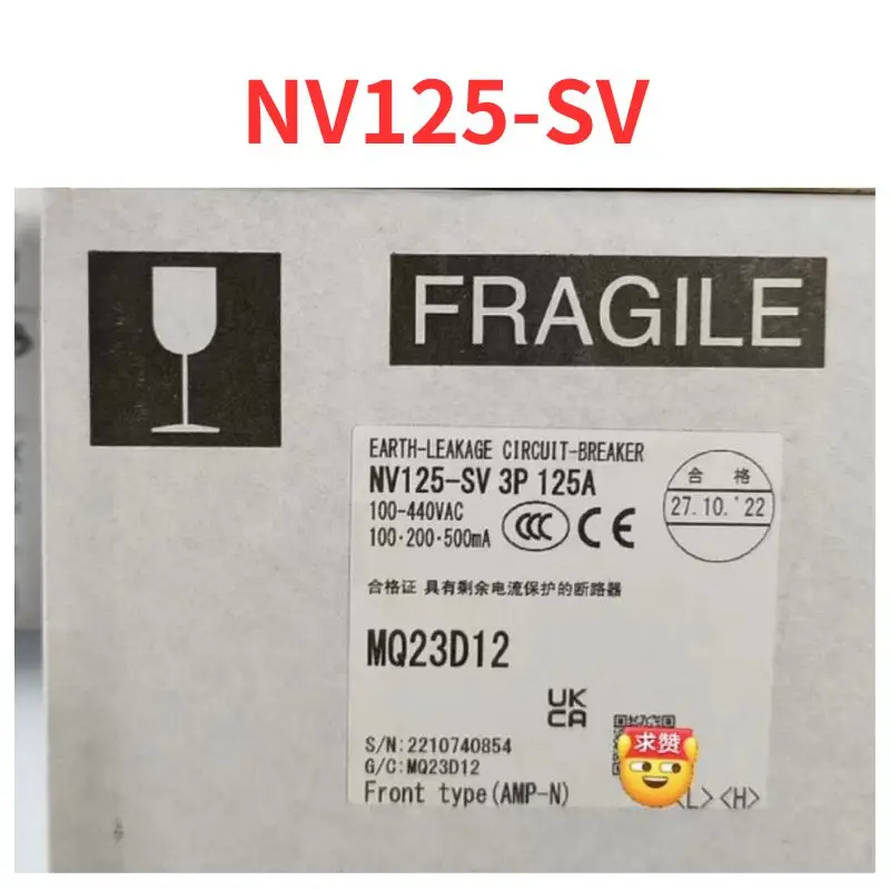 

Brand new NV125-SV Leakage circuit breaker Fast Shipping