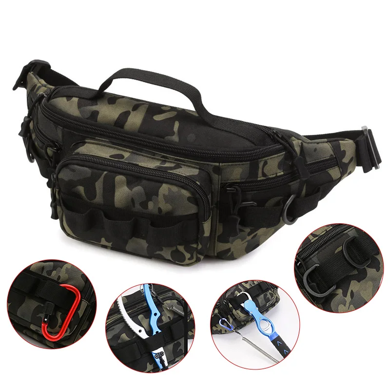 Multifunctional Fishing Lure Bags Chest Waist Pack Military Outdoor Sports  Hunting Molle Messenger Bag Man Muti Pocket Travel - AliExpress