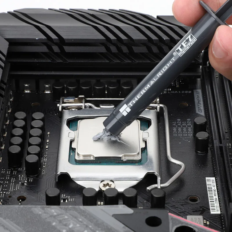 Thermalright TF7 컴퓨터 노트북 CPU 열 방출용 열전도제 12.8W/m.k 2g 비전도성 냉각 실리콘 그리스