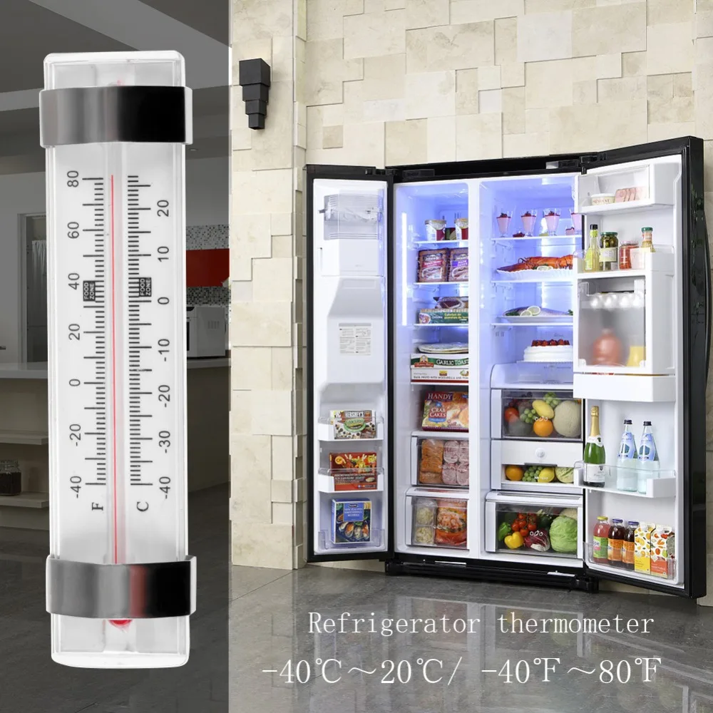 Hanging Hook Fridge Freezer Tester Detector Temperature Meter Temperature Gauge Fridge Thermometer Refrigerator Thermograph