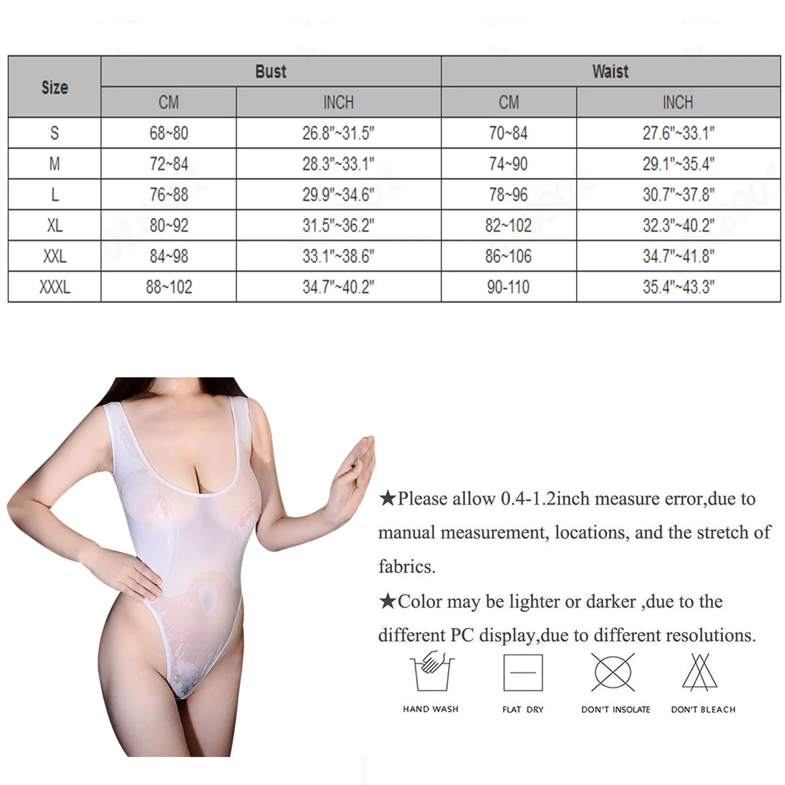 Sexy Lingerie Plus Size Transparent Bodysuit Women'S Underwear Sleepwear Erotic Lingerie Temptation Sexy Underwear Body Jumpsuit