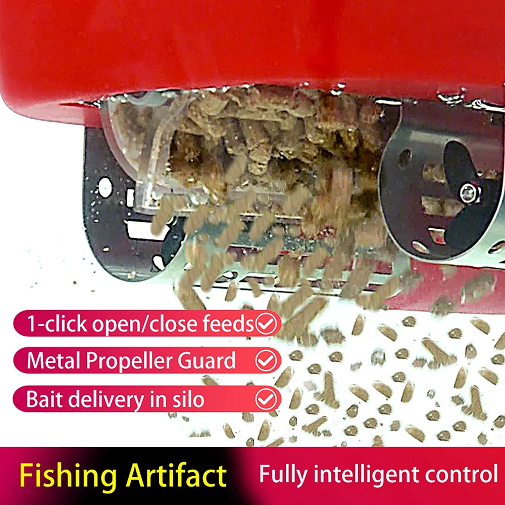 HJ807 2.4G RC Fishing Bait Boat Remote Control Nesting Boat Long Distance Fishing Hook Bait Trawling Tumbler Nesting Boat 4