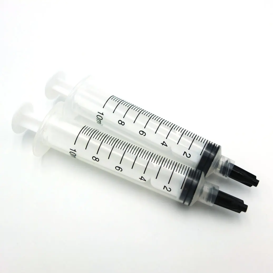 pack of 50 x 10ml Luer lock Industrial Syringes W/ black tip cap -  AliExpress