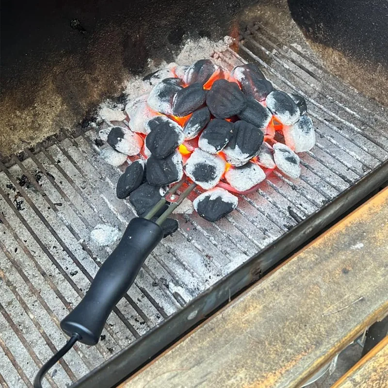 Electric Charcoal Starter 800W for Big Green Egg Kamado Joe Bbq Grill Charcoal Ignite Briquettes Fireplace Coal