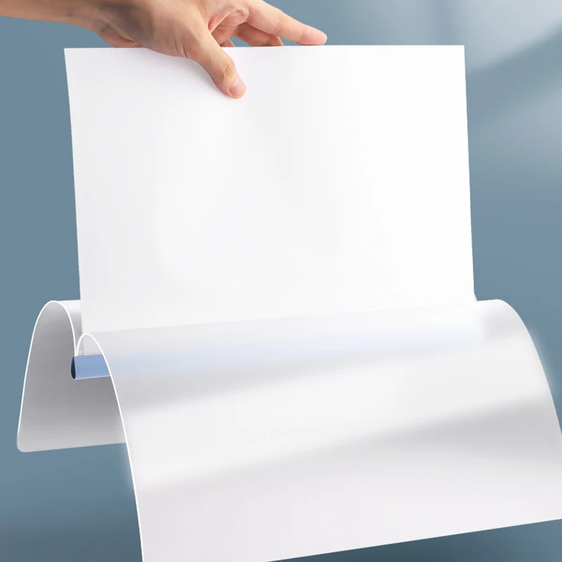 A4 Transparent File Document Rod Sliding Bar File Report Covers Clip Clamp Holder Binder 10 Pieces