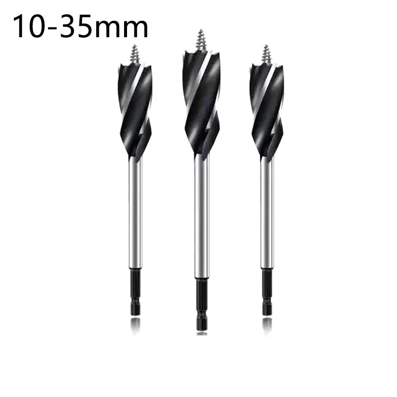 

1PC 10-35mm With Hex Shank Fast Cut Auger Carpenter Joiner Drill Bit Woodworking Door Lock Hole Opener