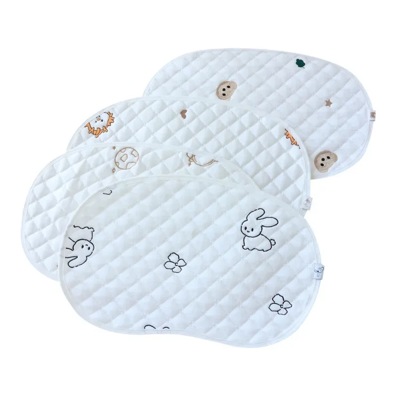 Baby Pillow Cooling Sensation Silk Cloud Slice 0 Height Newborn Infant Summer Comfortable Soft Fabric Breathable Design