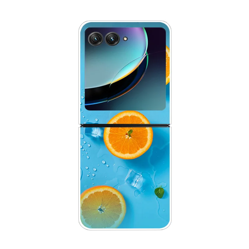 Floral Painting Clear Hard Back Phone Case