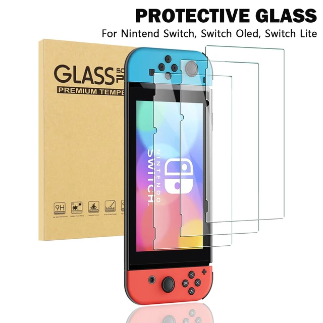 1/2/3PCS Protective Glass For Nintend Switch Tempered Glass Screen Protector for Nintendos Switch Oled Lite NS Accessories Film 1