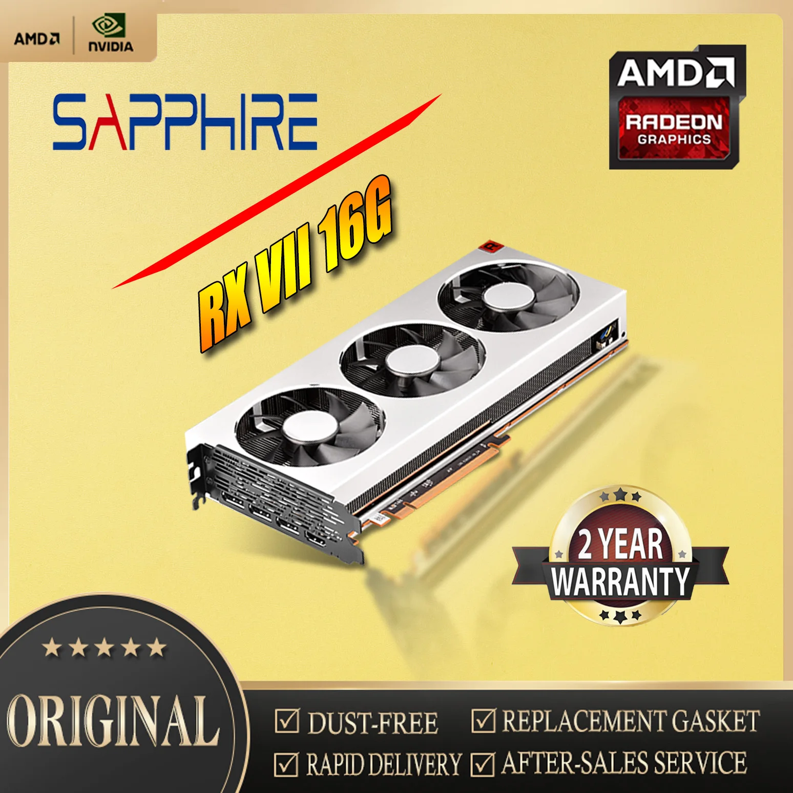 Mapa-video-do-jogo-do-PC-do-Desktop-RXVII-16G-HBM2-f-s-triplos-PCI ...