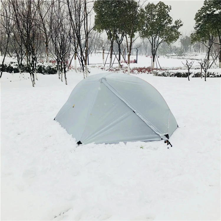 1 Person Tent 4 Season Freestanding for Camping CZX-246 Backpacking 2 Doors 2 Vestibules Snow Tent come with footprint