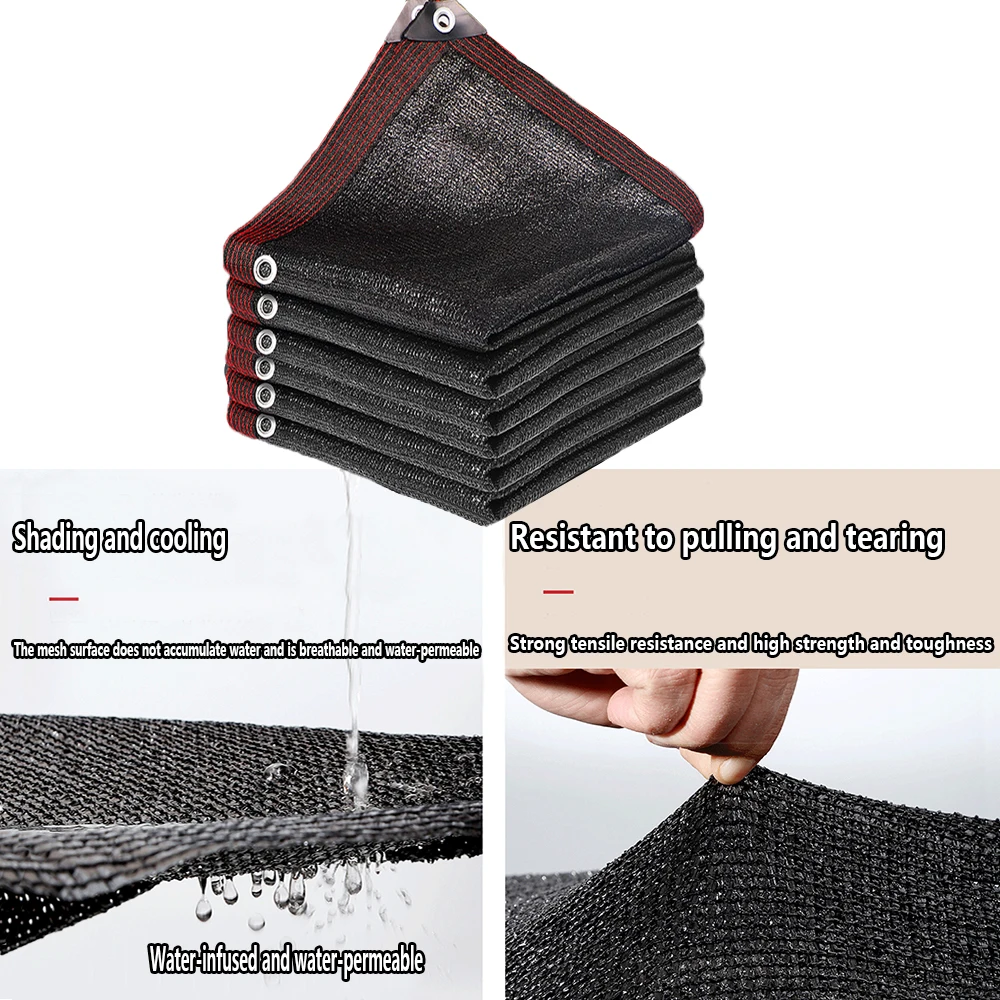 Garden Shade Cloth 70% Sun Protection Shade Net Corrosion Resistant Protection/breath HDPE Shade Sail With Grommets