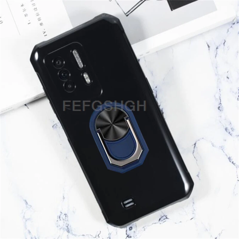 Durable Finger Ring Soft TPU Silicone Phone Case Cover