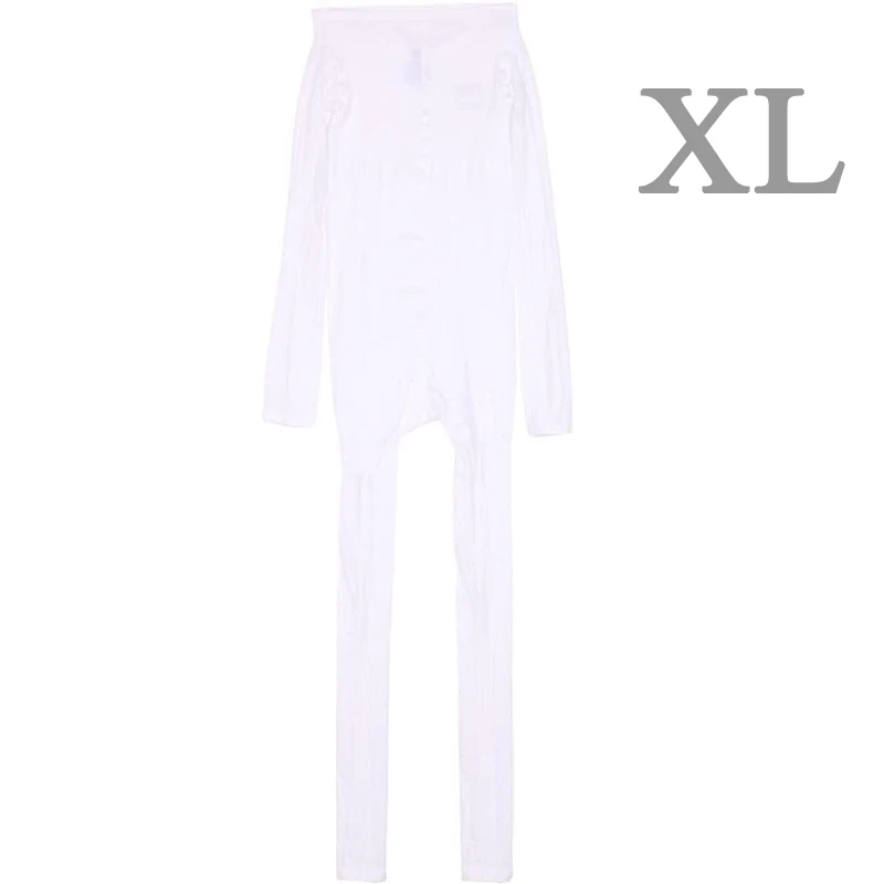 5 Stück Einweg-Bodysuit-Body-Anzug für Vakuumwalzen-Schlankheits-Massage geräte Zubehör & Teile Shaper Shaping White M L XL – Detail 8