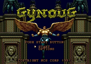 Gynoug Scheda Di Gioco Md A 16 Bit Per Console Sega Megadrive Genesis A 16 Bit