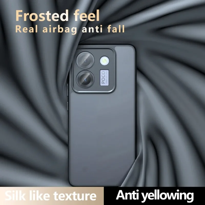 Enhanced Frosted TPU PC Phone Case - Shockproof Armor Acrylic Matte Hard Bumper
