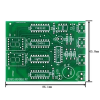 Kit d'enseignement électronique pour jeu de basket-ball, compte à rebours électrique de 24 secondes, 2 bits, pratique de Production électronique, bricolage 3
