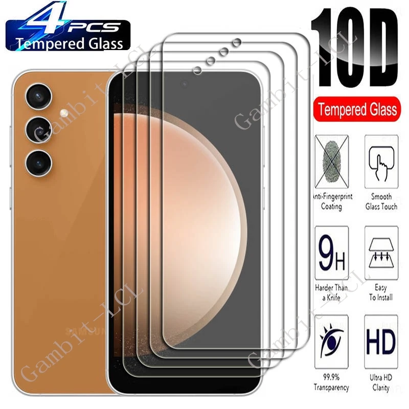 

Защитное закаленное стекло для Samsung Galaxy S24 + Plus, 4 шт.
