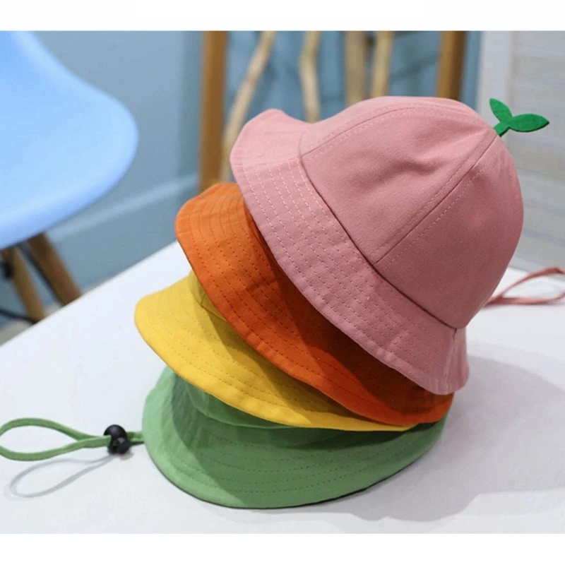 

Baby Bucket Hat Protective Hat Boys Girl 0-4Y Headwear Spring Camping Hat