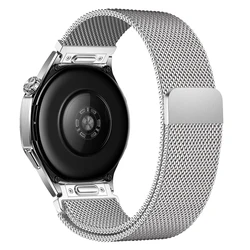 Milanese Loop Strap, 22mm Stainless Steel Magnetic Bracelet Band - Huawei Watch 3 3Pro (Silver)