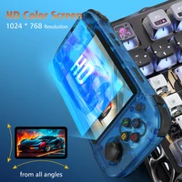 Console de jeu rétro portable BOYHOM R46H, écran IPS HD de 4,2 pouces, plus de 15000 jeux, lecteur vidéo portable 6