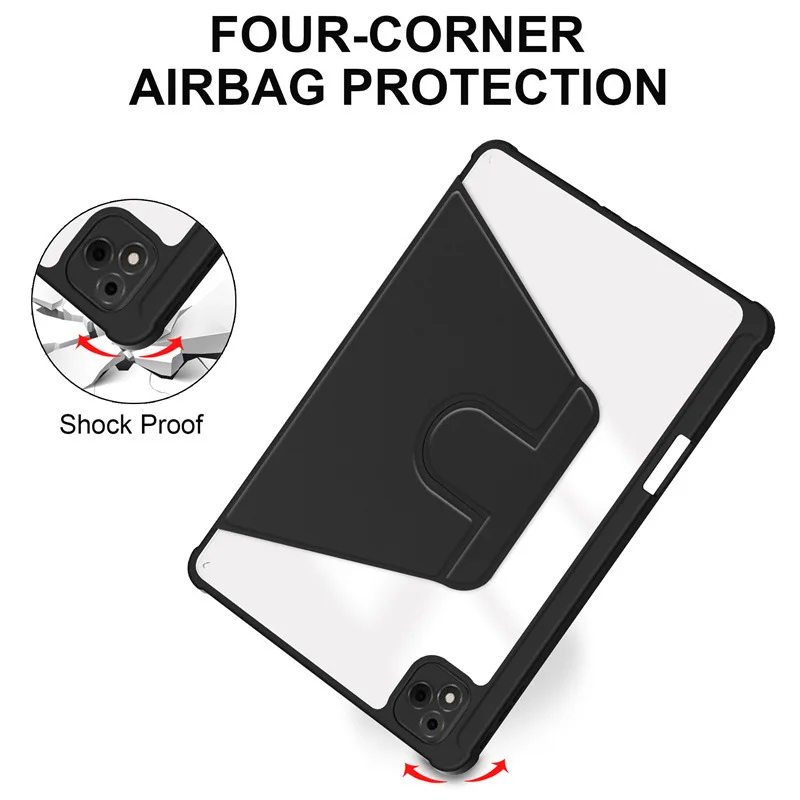 11-Inch Acrylic Rotating Stand Tablet Cover & Case