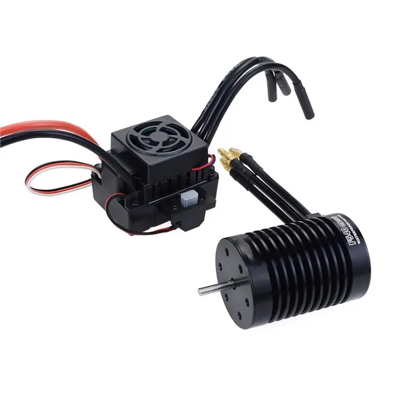 1/10 1/12 스케일 RC 자동차 액세서리 교체 부품 1/10 RC 자동차 부품 방수 F540 4370KV 브러시리스 모터 60A ESC 포함