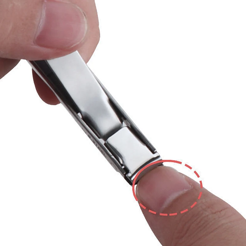 Nail Clippers Ultra Thin Collapsible Portable Travel Fingernail Keychain Scissors Cutter Stainless Steel Manicure Tools Kits