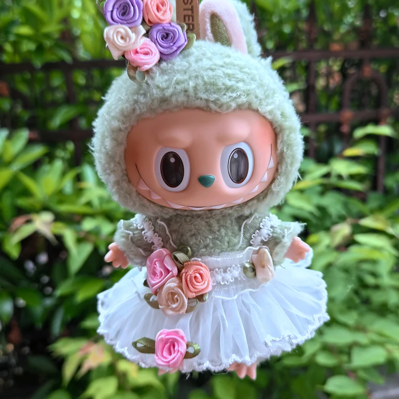17cm Cute Mini Plush Doll'S Clothes Outfit Accessories For Korea Kpop Exo Labubu Idol Dolls Princess Dress Clothing Diy Kid Gift 5