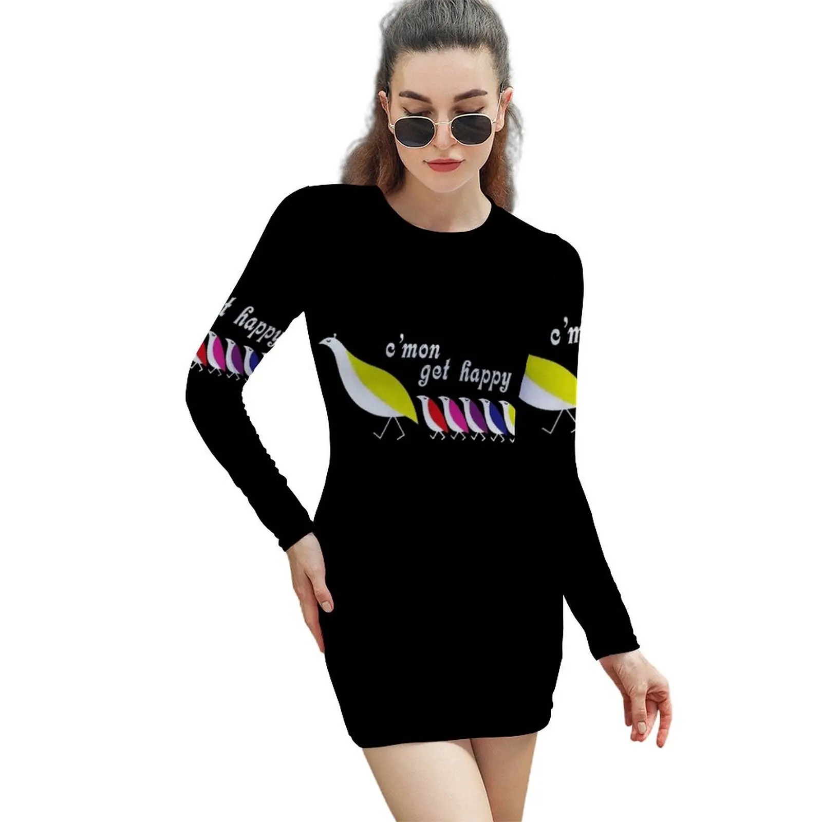 

David Cassidy Come On Get Happy Partridge Family Long-Sleeved Sheath Dress dress women summer 2024