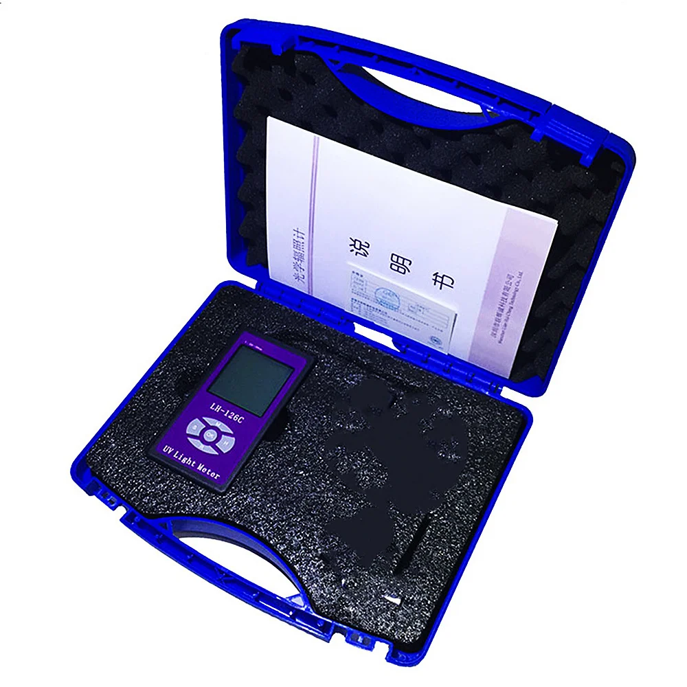 LH-126C UV Power Meter Light Irradiance Tester UVC Radiometer Ultraviolet Radiation Meter For Hospital UV Germicidal Lamp