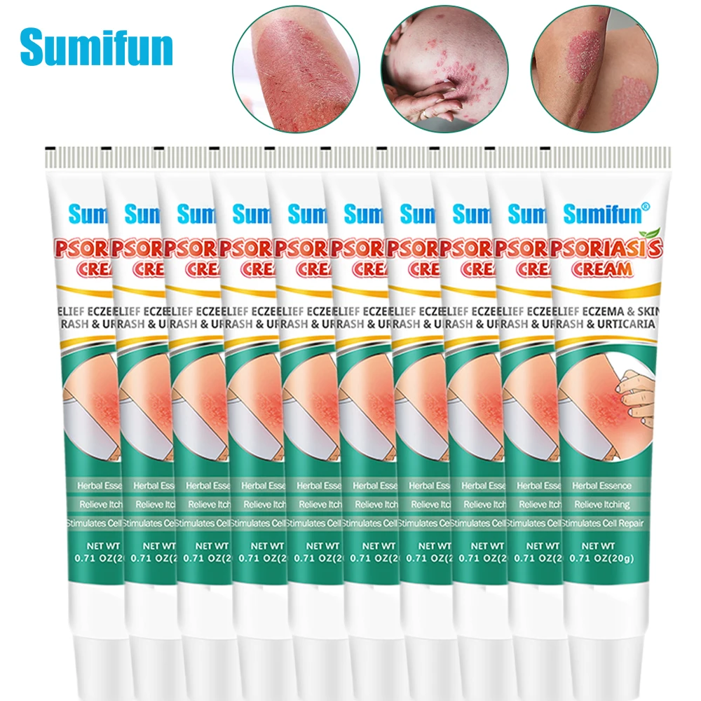 

10Pcs Eczema Psoriasis Cream Antipruritic Ointment for Pruritus Dermatitis Antibacterial Anti-Itch Chinese Herbal Plaster