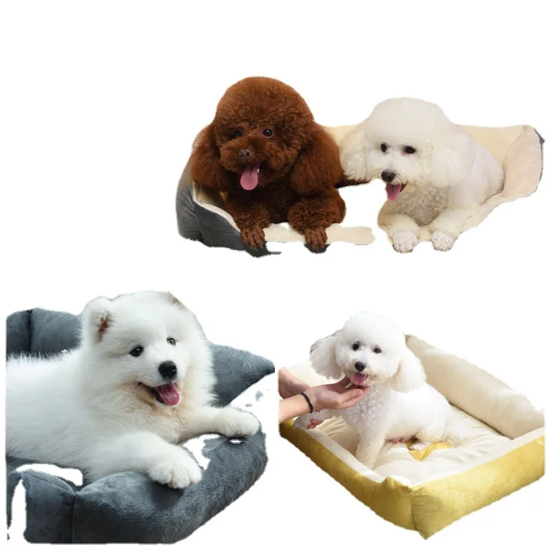 

Super Soft Sofa Dog Beds Waterproof Bottom Soft Fleece Warm Bed for Dog Plus Size Soft Pet Bed Cat Bed Winter