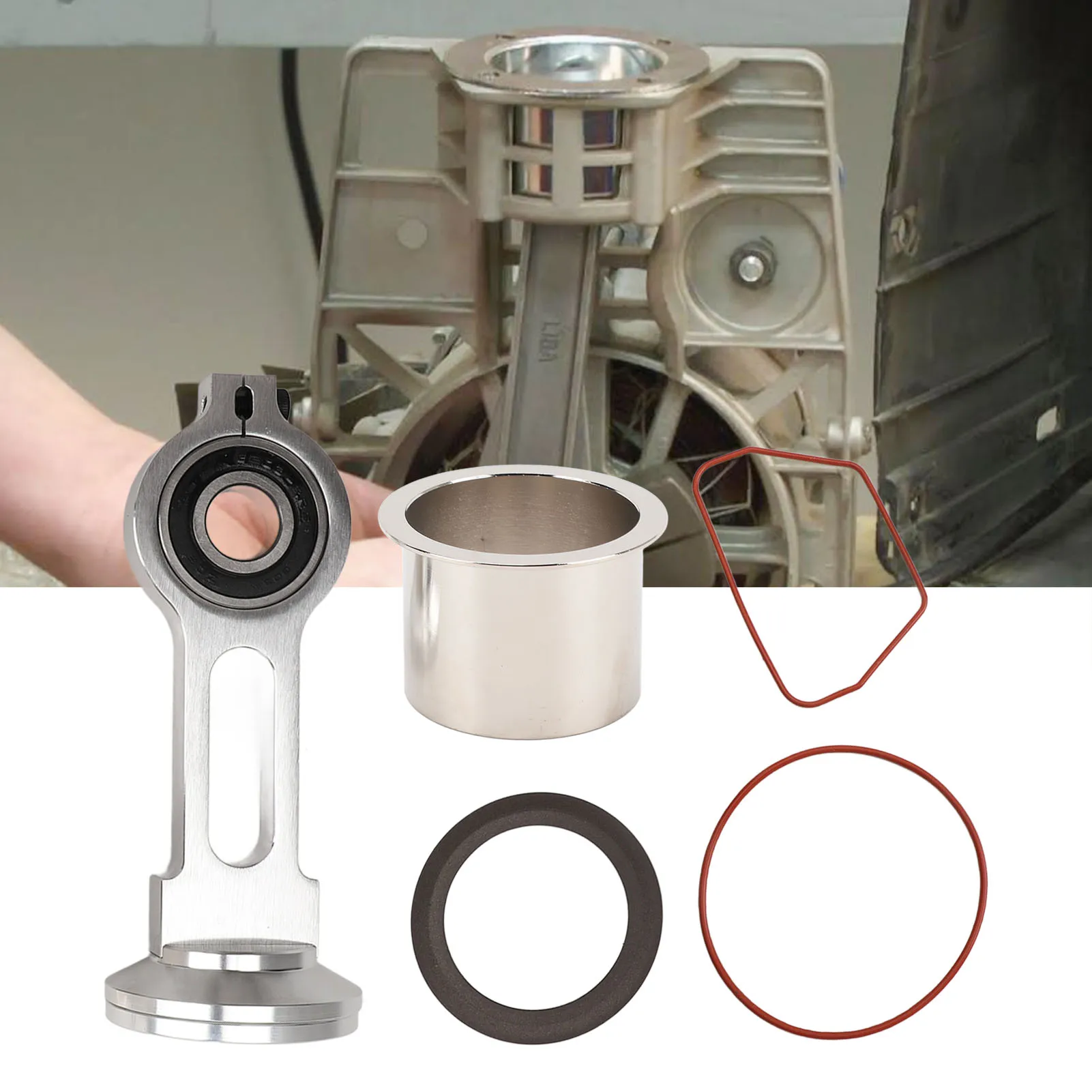 KK-4835 Compressor Piston Kit Connecting Rod Replacement Kit For Craftsman Porter Cable Devildis Oil Free Air Compressor Pump
