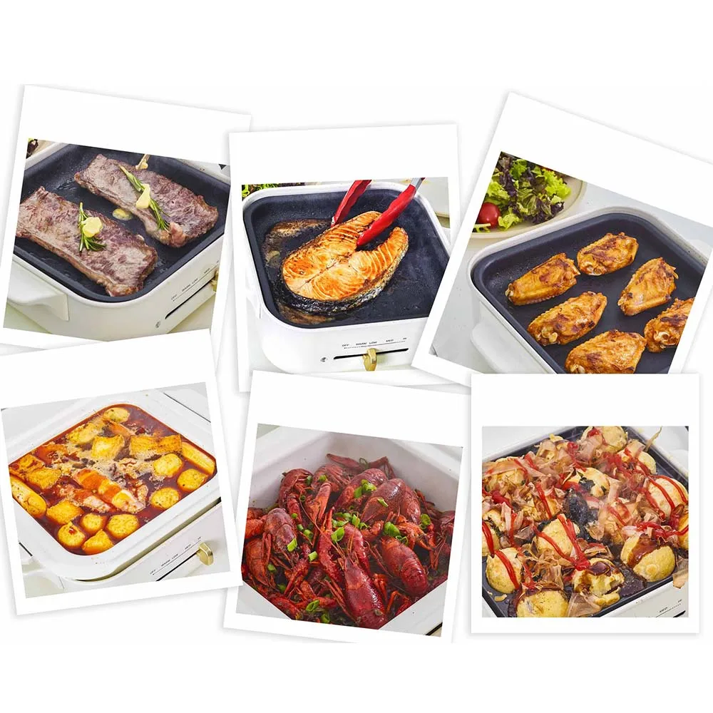 IM-C2068 Multifunctional cooking pot household kitchen appliance cooking pot electric frying pan 2