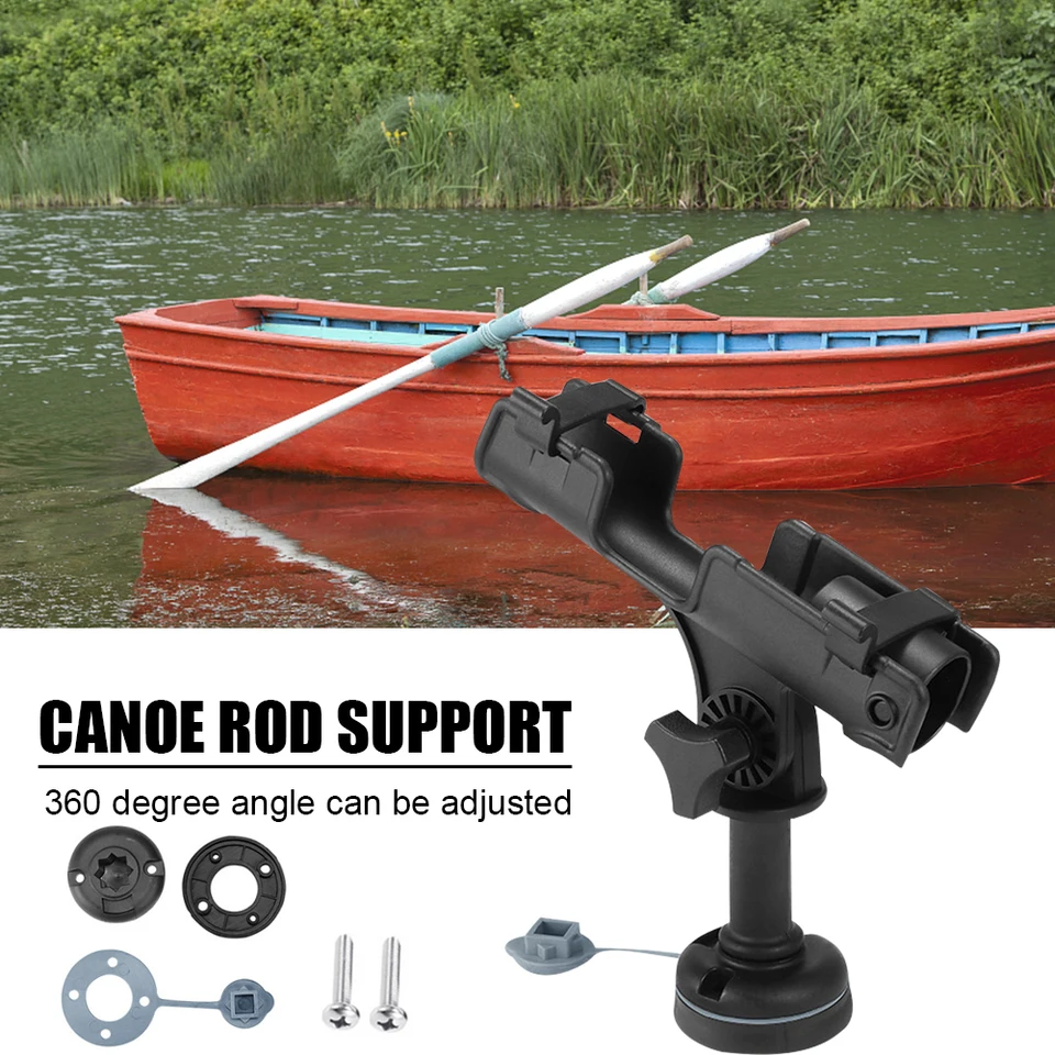 Canoe Inflatable Boat Fishing Rod Holders Fishing Rod Pole Holder
