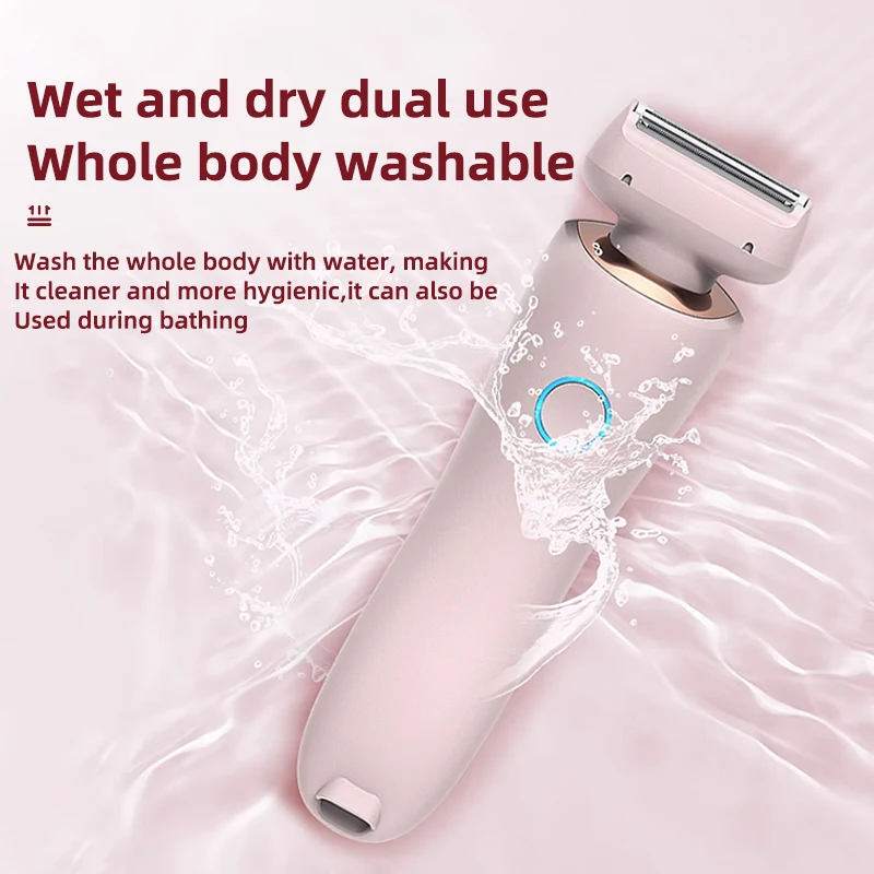 electric shaver body hair trimmer hair removal epilator facial hair epilator Painless Hair Removal Epilator USB Rechargeable Trimmer Women Body Razor Face Leg Armpit Bikini Hand Pubic Shaver Hair Remover