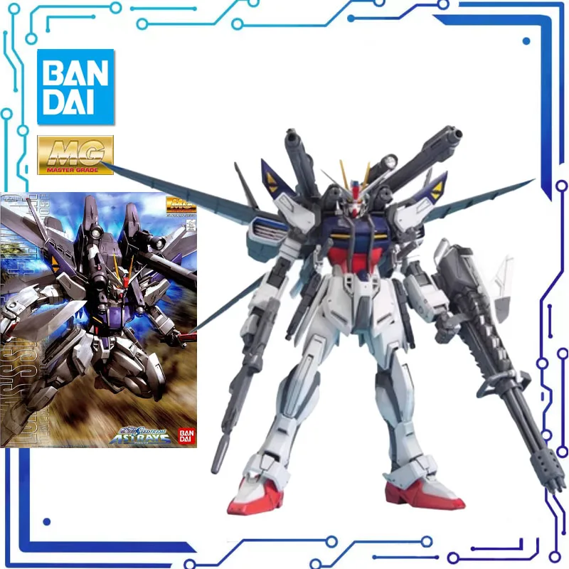 

BANDAI Anime MG 1/100 GAT-X105E Strike Noir GUNDAM New Mobile Report Gundam Assembly Plastic Model Kit Action Toys Figures Gift