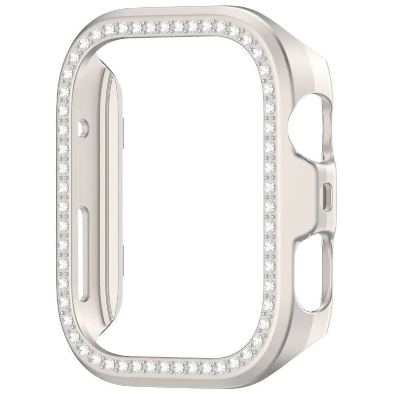 Bling Double Row Diamond Crystal Protective Watch Case & Band