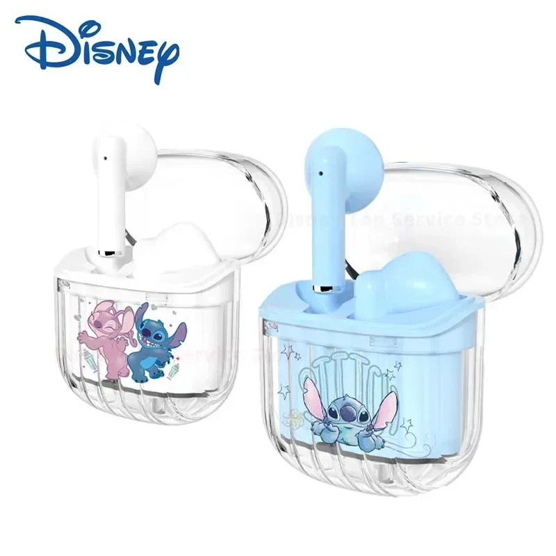 New Disney Lilo & Stitch Angel Auricolari Bluetooth Wireless Hifi Sound Cuffie Per Chiamate Hd Smart Touch A Bassa Latenza Lunga Durata