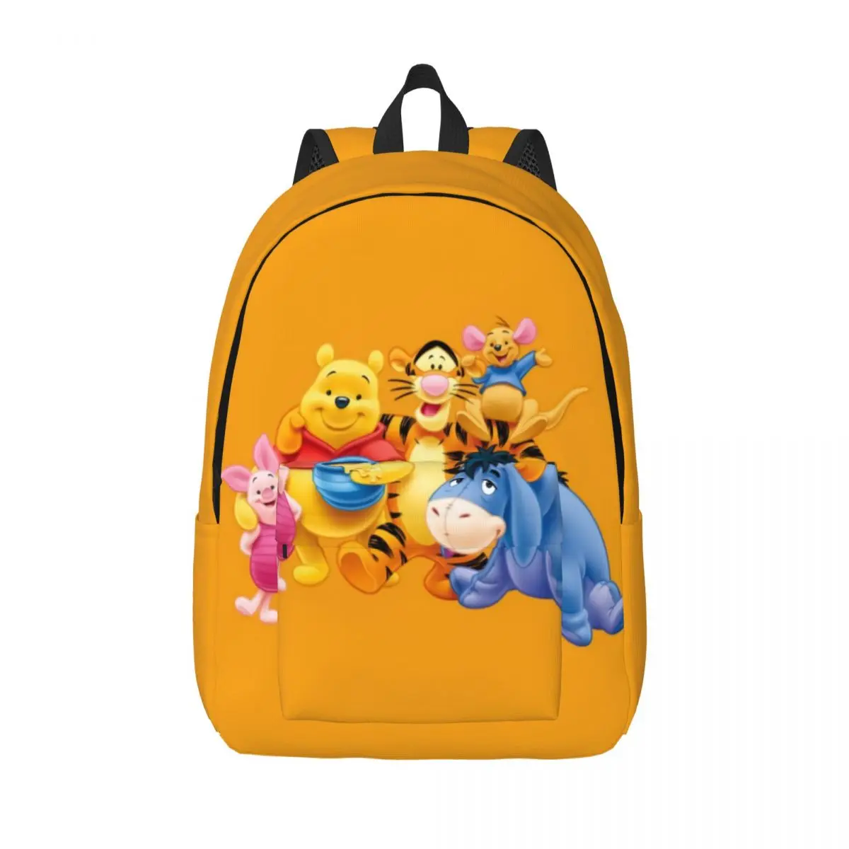thumbnail image 1 of Custom Winnie Pooh Teddy Bear Travel Canvas Backpack Men Women School Laptop Bookbag College Student Daypack Bags, 1 of 5
